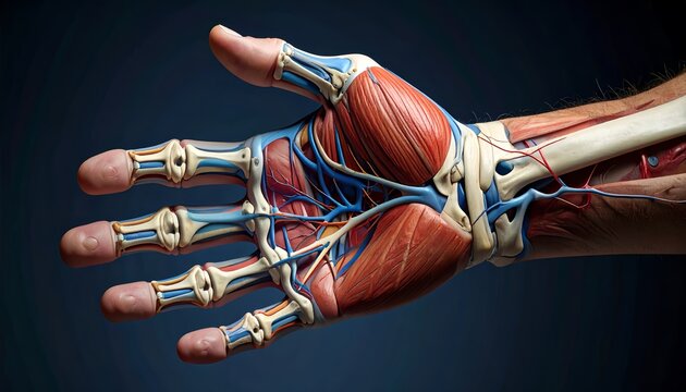 Complete Structure of the Palm Muscles