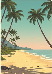 Palm Whispers at Sunset