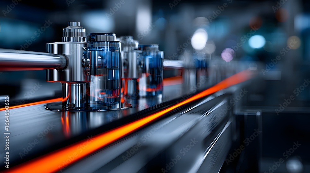 Poster automated assembly line with precision components