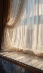 Elegant linen fabric curtain featuring soft texture and light filtering design for modern interior decor perfect for enhancing privacy sunlight control and stylish window dressing