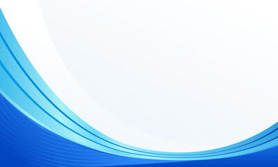 Abstract Blue and White Wave Pattern as a Clean and Modern Background