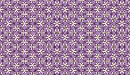 Whimsical Lilac Playful Ornaments geometric seamless pattern