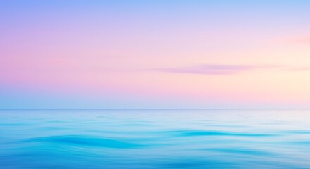 Obraz premium Pastel Seascape: Dreamlike Serenity