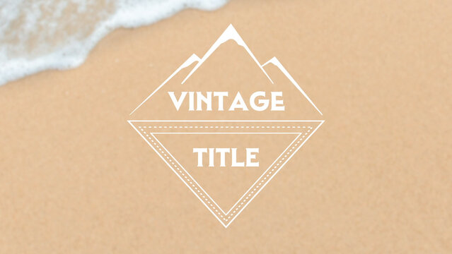 Minimal Vintage Title 04
