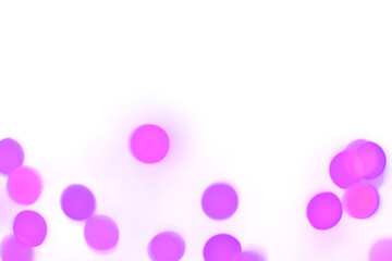 Pink shiny glowing bokeh light overlay effect on transparent background design element