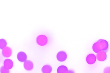 Pink shiny glowing bokeh light overlay effect on transparent background design element