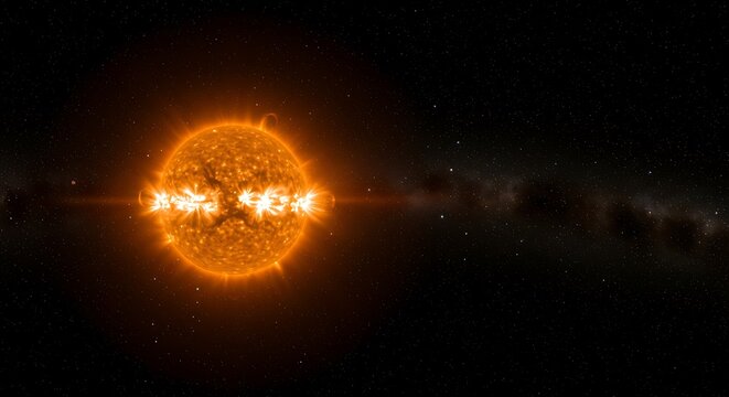 Solar Flare: Cosmic Inferno