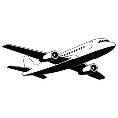 airplane isolated on white