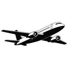 airplane isolated on white