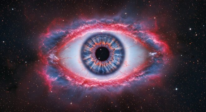 Cosmic Eye: Nebula's Gaze