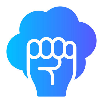 strong statement gradient icon