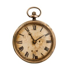 Antique pocket watch, showing signs of age