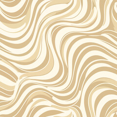 Seamless Pattern, Abstract beige swirls pattern with undulating fluid lines and soft neutral tones Stock royalty free