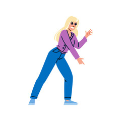 Angry woman arguing and shouting, expressing disagreement