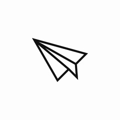 paper plane icon icon sign vector