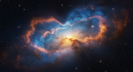 Cosmic Dance: A Nebula's Embrace