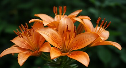 Copper Lilies: A Burst of Autumn Hues