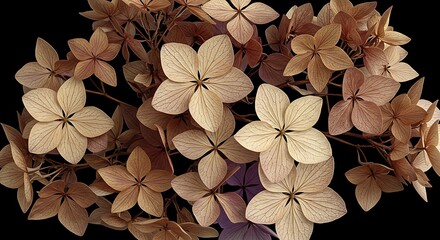 Dried Hydrangea: Autumnal Hues