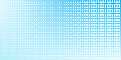 Colorful abstract background with white and blue color  halftone effect  dot pattern. Vector illustration.