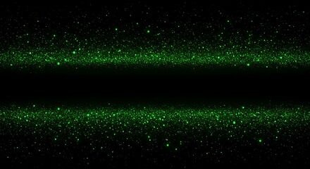 Emerald Dust: A Digital Nebula