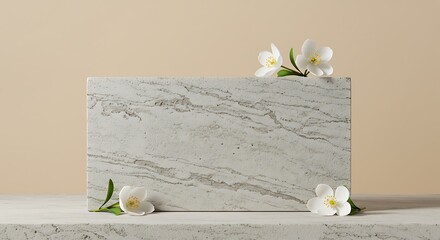 Marble Minimalism: A Serene Still Life