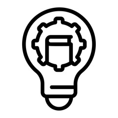 learning process line icon