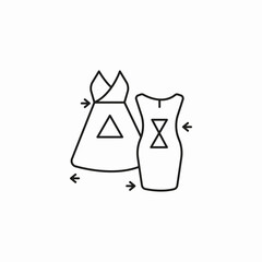 dress styles icon icon sign vector