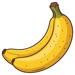 bananas isolated on white background