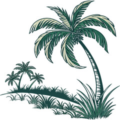 palm tree vector illustration