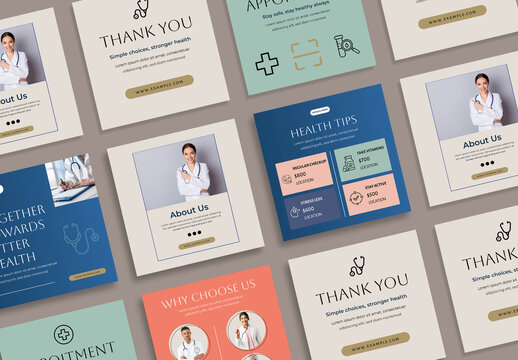 Medical Social Media Post Design Template