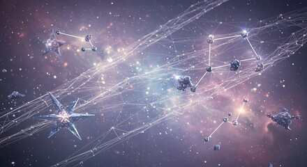 Cosmic Lattice: A 3D Nebula Dream