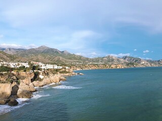[Spain] View of the Mediterranean Sea from The Balcony of Europe (Nerja)