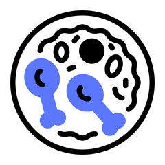 Obraz premium This Tom Kha Gai icon is suitable for Thailand Culture.