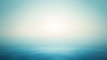 Obraz premium Light teal background with soft gradient