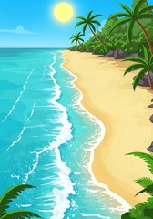 Golden Sands, Azure Dreams
