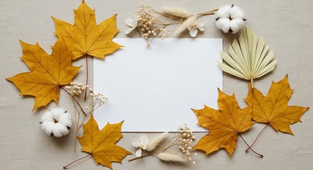 Autumnal Hues: A Blank Canvas
