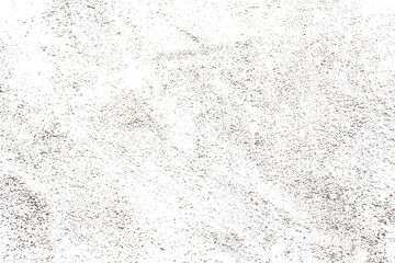 Damaged Dirty Concrete Wall Texture Overlay with Grainy Surface on Transparent Background