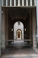 Entrance to a residence in Milan, Italy. High quality photo