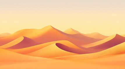 Desert landscape, warm colors (1)