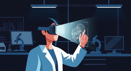Scientist explores virtual anatomy through augmented reality laboratory innovation