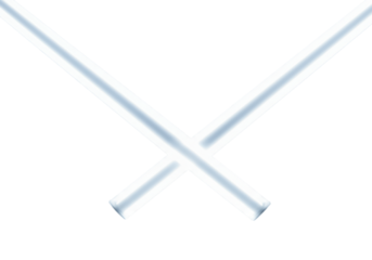 Two pristine, neutral-toned light beams, bright white with cool blue undertones, converge on an immaculate transparent high-key studio background, symbolizing focused innovation