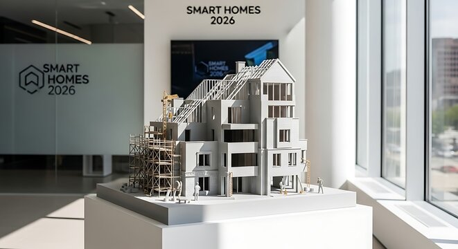 Smart Homes 2018 Architectural Model Display.