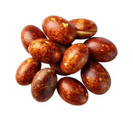 Colorful chocolate coated eggs gourmet treats food indulgence isolated on transparent background, png