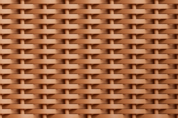 handicraft weaving pattern background. wicker rattan texture pattern. Local handmade. Handmade woven rattan pattern. 3d render

