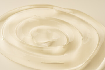Glossy Gel Texture Background with Dewy Droplets Perfect for Skincare Ads, Hydrating Serum Packaging and Beauty Branding