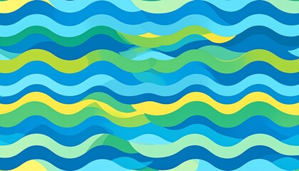 Abstract wavy pattern of bright colors