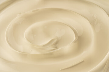 Jelly-Like Cosmetic Gel Swipe. Clean Aesthetic for Moisturizer Mockups, Skincare Flat Lays and Product Visuals