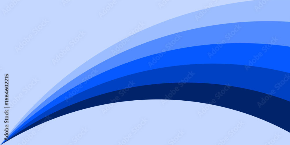 Aufkleber abstract blue gradient background pattern like waves in the ocean.