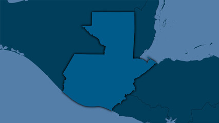 Guatemala, solid - dark glow