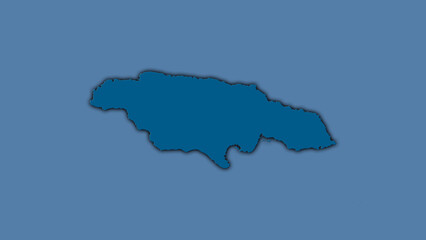 Fototapeta premium Jamaica, solid - dark glow